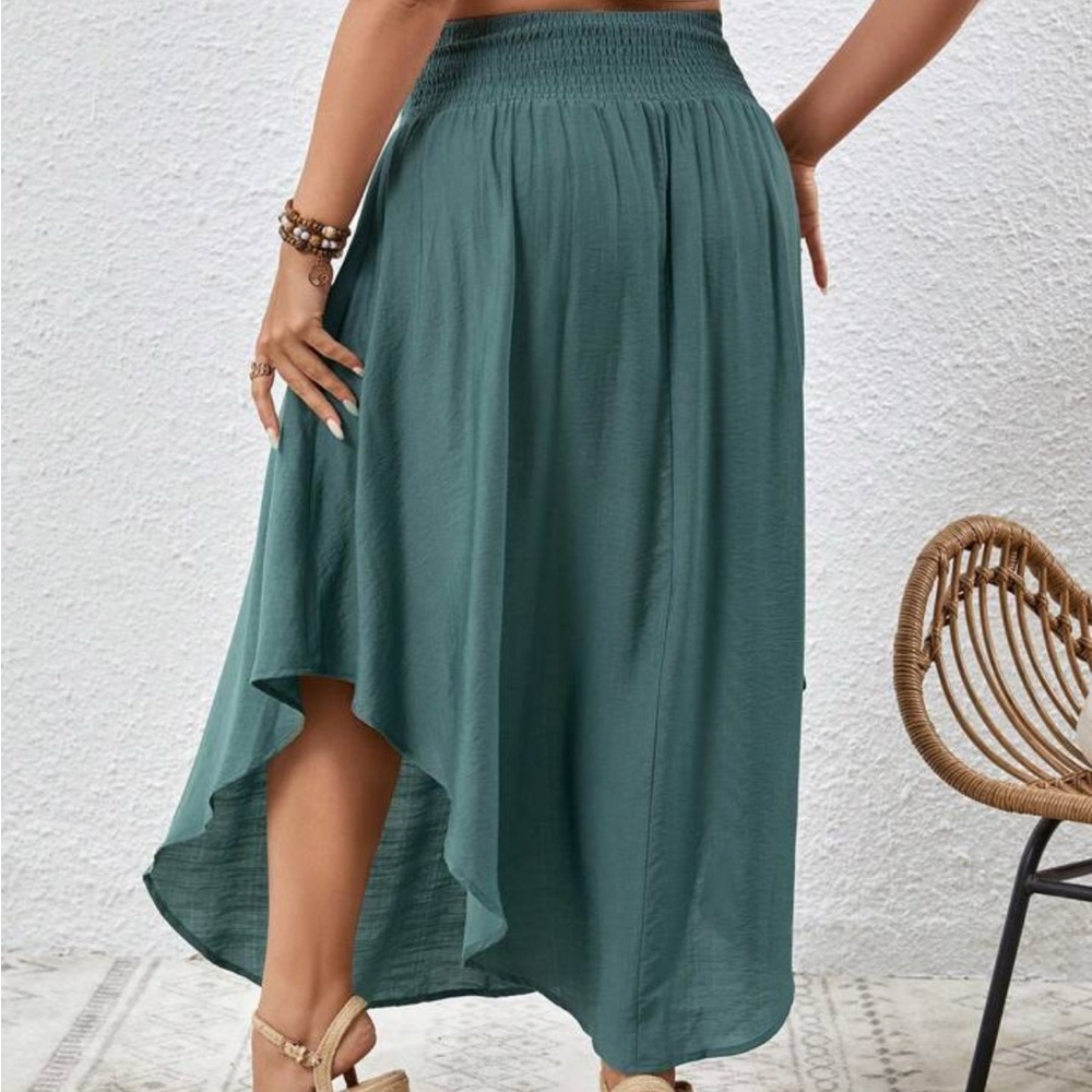 SHEIN Curve Elegant Teal Women's Skirt